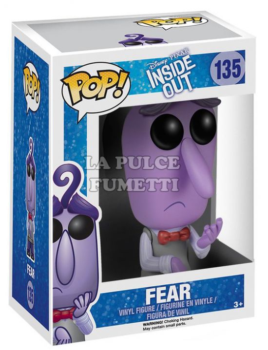 INSIDE OUT: FEAR - VINYL FIGURE #  135 - POP FUNKO 
